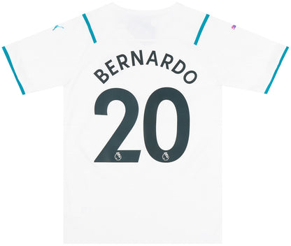 21-22 Manchester City Player Issue Away Shirt BERNARDO #20 - mysteryjerseys.ca